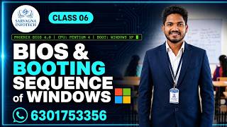 What is BIOS? Booting Process of Windows | Class 6 | Sarvagna Infotech