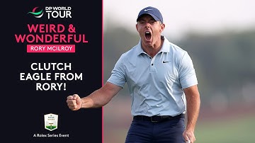 Rory McIlroy Eagles the 18th to Force Play-Off | 2025 DP World Tour Championship