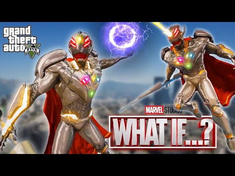 GTA 5 - Infinity Ultron Mod with New Powers and Abilities (Update