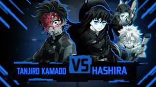 Tanjiro Kamado VS Hashira - Kimetsu no Yaiba [POWER LEVELS] [60FPS] [SPOILERS]