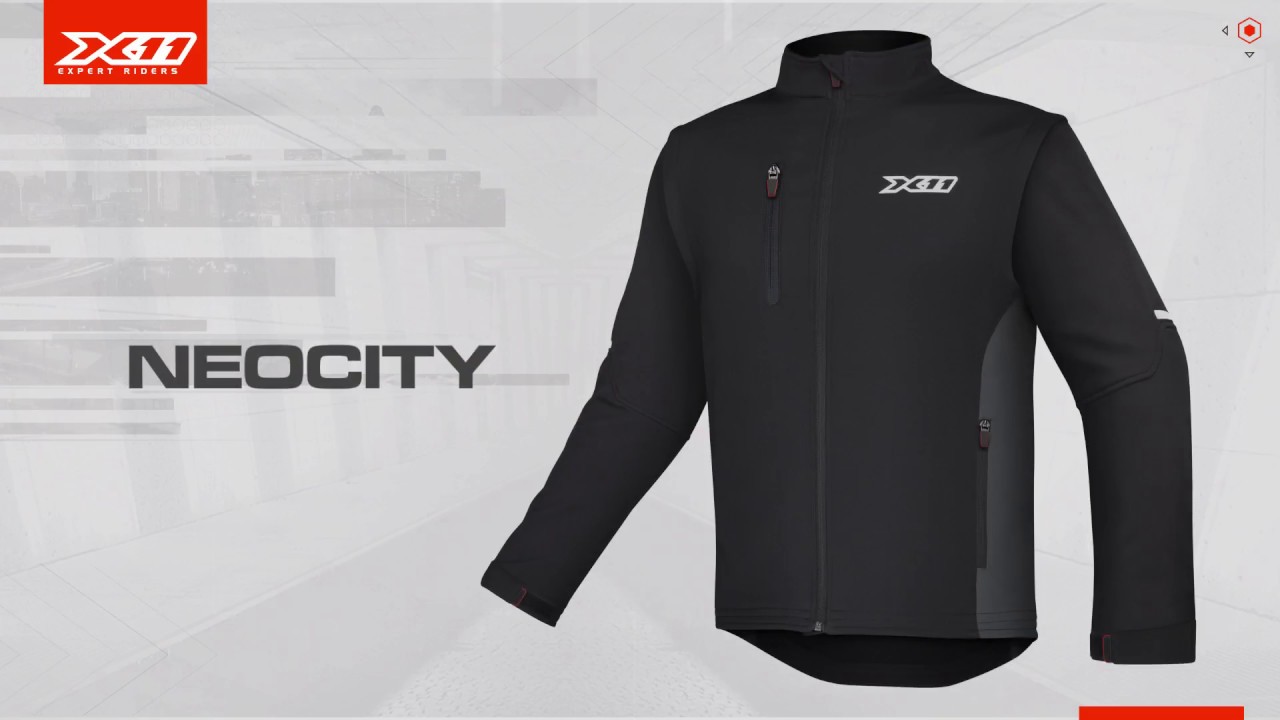 jaqueta x11 neocity neoprene preto