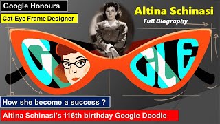 Who was Altina Schinasi ? Altina Schinasi Biography | Altina Schinasi's 116th Birthday Google Doodle
