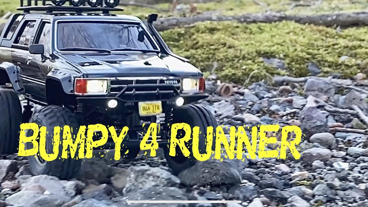 Toyota 4 Runner Driving on a Bumpy Road | Kyosho Mini Z 4x4