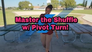How to Shuffle with a Pivot Turn | Soul Line Dance Step Breakdown