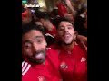 ايه اليوم الحلو ده شاهد رقص وغناء لاعبي الأهلي احتفالا بالفوز على الزمالك والتتويج بالسوبر