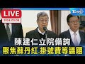 【LIVE】陳建仁立院備詢 聚焦蘇丹紅.掛號費等議題