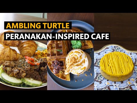 Peranakan-inspired caf with Chendol Waffles @ Marine Parade