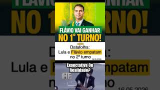 Flávio ganha no primeiro turno, mas Lula e ele empatam no segundo! 🗳️