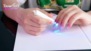 Tank007 Nail Art UV Small Flashlight-Quick dry in 8s#flashlight #tank007 #torch #