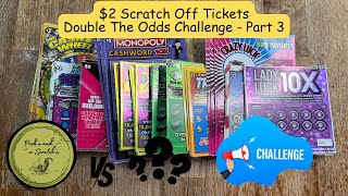 $2 Ohio Lottery Scratch Off Tickets | Double The Odds Challenge | Part 3