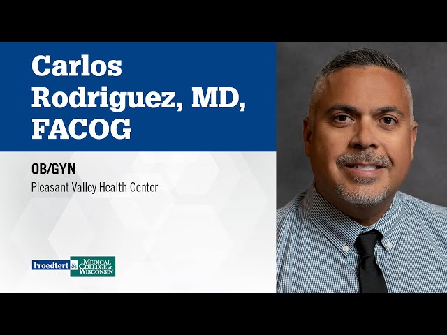 Watch Dr. Carlos Rodriguez, obstetrician/gynecologist on YouTube.