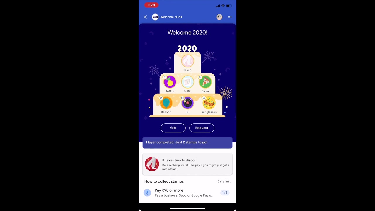 How To Collect Google Pay Disco And Selfie Stamp | Google Pay Stamp Tricks | Google Pay 2020 Offer