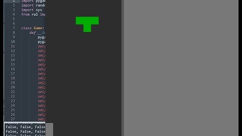 Juego tipo Tetris en Python Pygame (Parte 2)