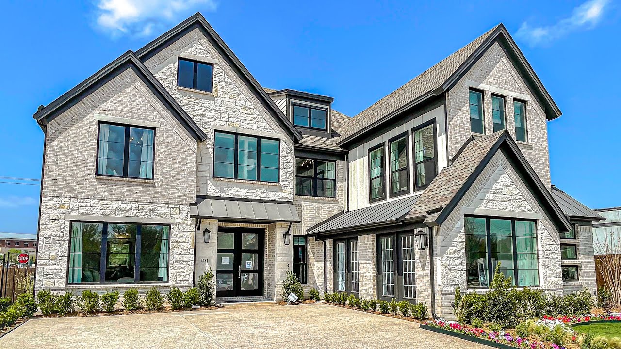 INSIDE A ELEGANT LUXURY MODEL HOME TOUR NEAR DALLAS TEXAS | 3-6 BED | 3-6 BATH | 2314 - 3940+ SqFt