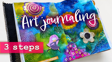 Whimsical Art journaling for beginners 💖✨