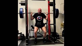 425x3 High Bar Squat @ Age 49!