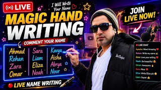 Writting Names (on) Live Stream 💗🎇