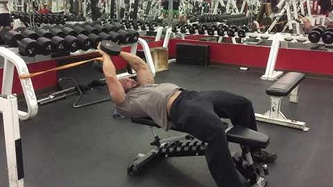 Dumbbell Pullover With Band