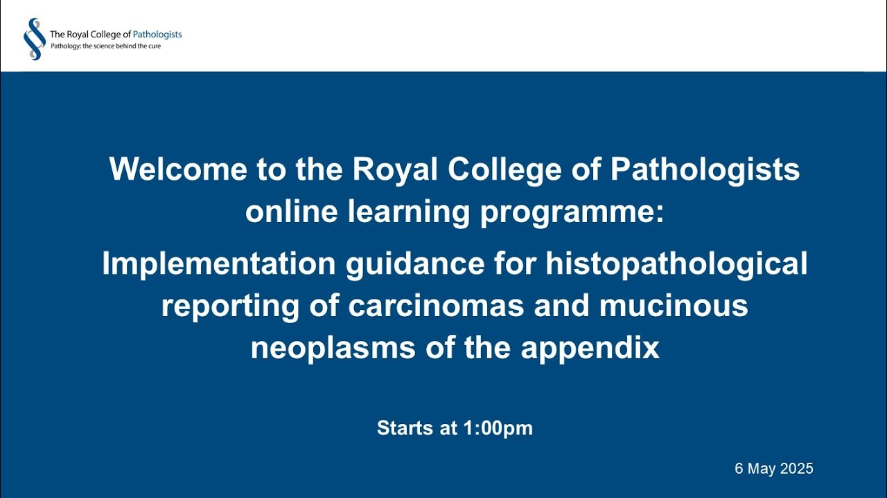 Implementation guidance: reporting of carcinomas and mucinous neoplasms of the appendix