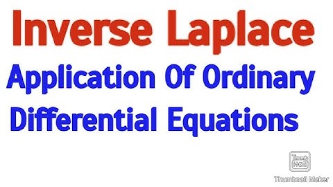 Applications To Ordinary Differential Equations