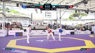 206 Round of 32 Women +67kg CHN Z  ZHOU GRE A A  KITSIO  PGM