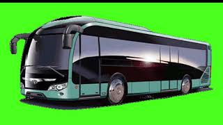 Green Screen Bus No Copyright Graphics For Projects (Free To Use)