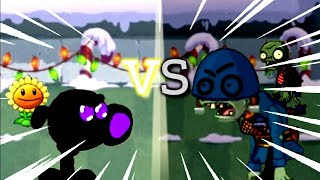 EVIL Virus Peashooter vs Soldier Zombie [Анимация]