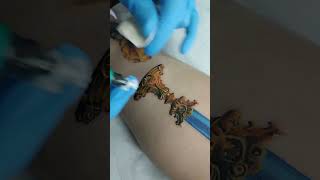 Gold tattoo #tattooartist #tattoo #ink #art #colortattoo #aberdeen #tattooist #tattooed #london