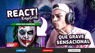 Rap Dos Coringas - Circo Dos Horrores - Nerd Hits 7Mz React Rapgeek