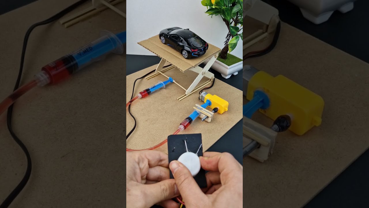 Car Lifting Dcgearmotor Dcmotor Techexperiments