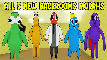 UPDATE - How to Find ALL 5 NEW BACKROOMS MORPHS in FInd The Backrooms Morphs