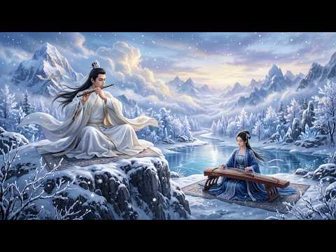 Chinese Music 7🎵: Bamboo Flute , Erhu & Guzheng | Relaxing Music , Sleep , Golden Mountain Serenity