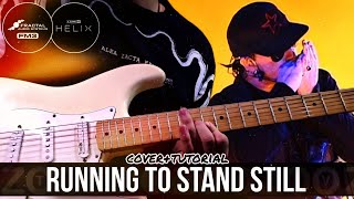 U2 - Running To Stand Still (Guitar Cover/Tutorial) Live From Sydney Backing Track Line 6 Helix FM3