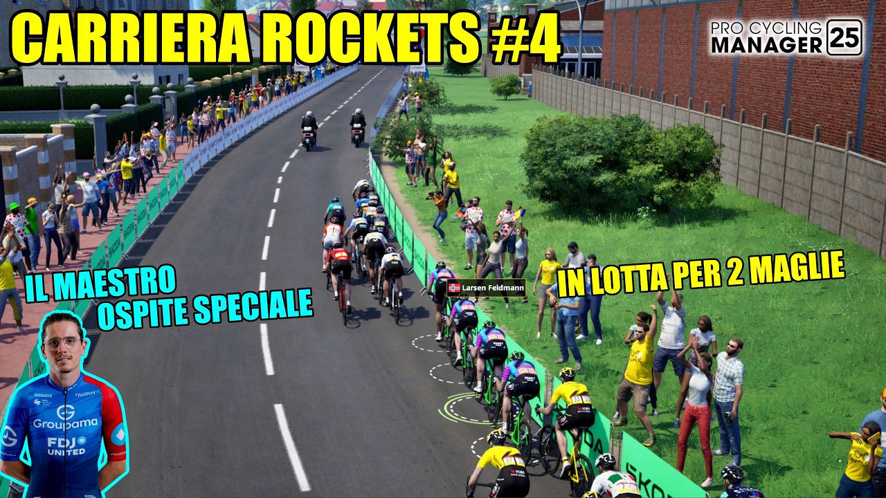CARRIERA ROCKETS #4 / IL MAESTRO CI AIUTA A LOTTARE PER 2 MAGLIE / PRO CYCLING MANAGER 25 / Gameplay