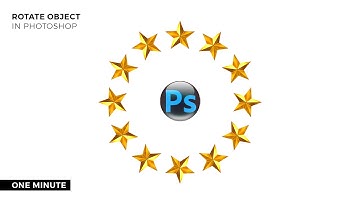 Rotate Object in Adobe Photoshop I Rotate Object in  a circle