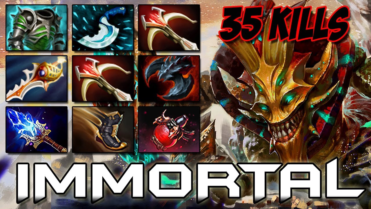 IMMORTAL Sand King Carry Gameplay – 35 KILLS Mega Creeps Comeback | Dota 2