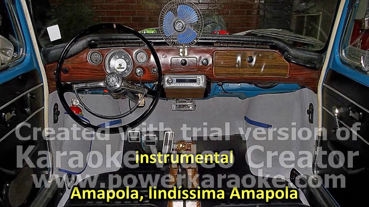 karaoke johnny ROBERTO CARLOS KARAOKE, VIDEOKE AMAPOLA