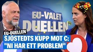 EU-valet: Duellen - Emma Wiesner (C) och Jonas Sjöstedt (V)