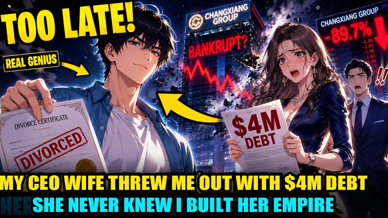 My Rich Wife Threw Me Out Without A Cent,So I Revealed My Real Identity!💔