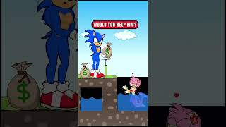 Sonic Love Vs Money Happy Ending #shorts #sonic