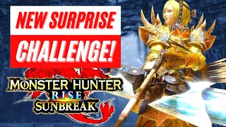 Monster Hunter Rise: Sunbreak New Surprise Challenge DLC Gameplay Reveal News