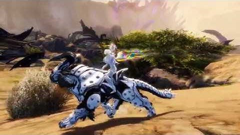 Guild Wars 2 Warclaw Trotting (unique animation)