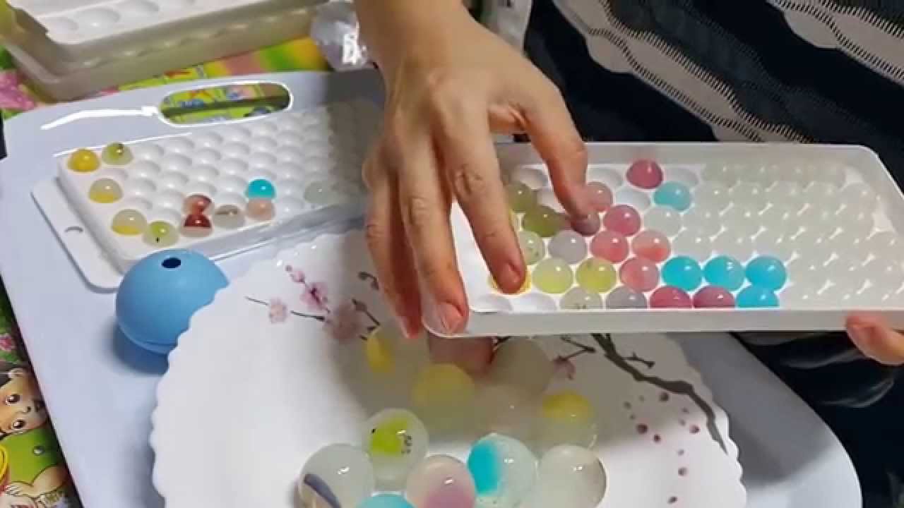 วุ้นผลไม้ในลูกแก้ว by cutemold