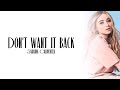 Sabrina Carpenter Don T Want It Back Lyrics mp3