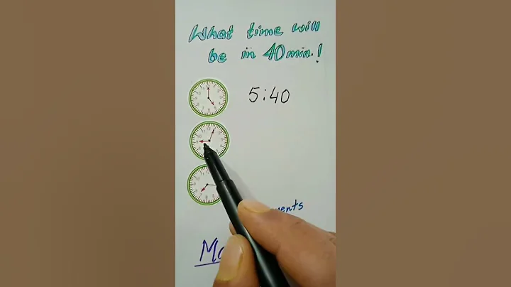 Time in 40 Minutes#MathMarrow#Math shorts#Time after 40 Minutes