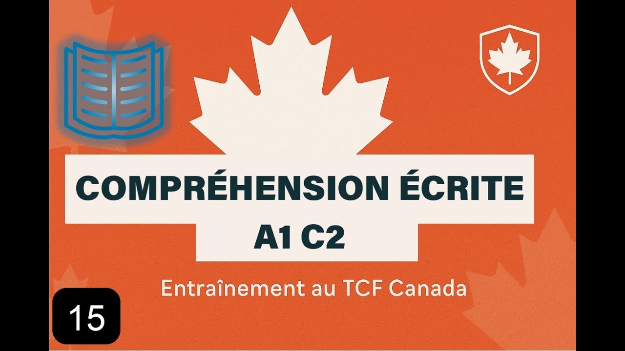 TCF: Compréhension écrite de A1 à C2 serie 15