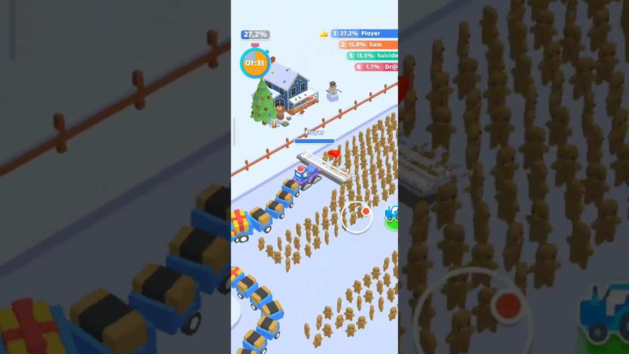 tractor farming #new #game #harvesting #viral #short video