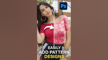 Add pattern to clothes in photoshop 💯