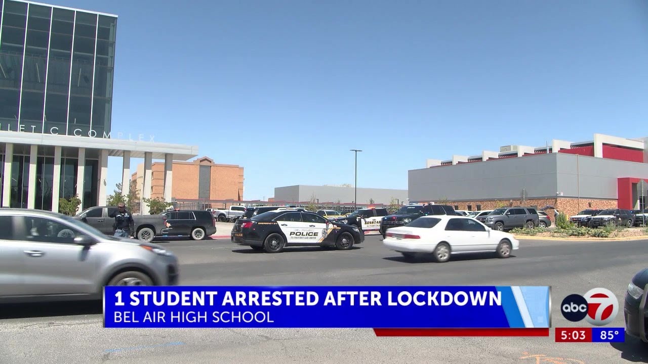 Lockdown at Bel Air High over, student taken into custody YouTube