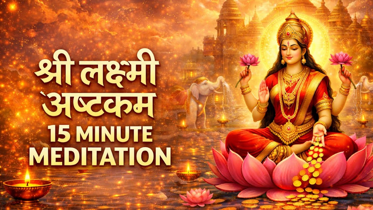 Lakshmi Ashtakam 15 Minute Meditation | धन, समृद्धि और शांति के लिए शक्तिशाली पाठ 🙏